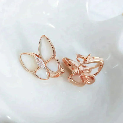 [Royal Top]BUTTERFLY MOP DIAMOND EARRINGS