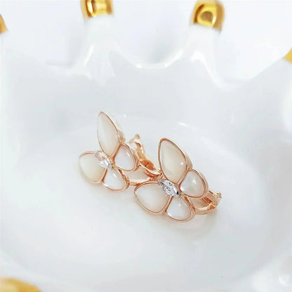 [Royal Top]BUTTERFLY MOP DIAMOND EARRINGS