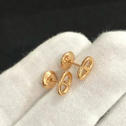 [Royal Top]CHAINE SMALL EARRINGS GOLD AND SILVER