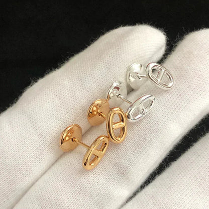[Royal Top]CHAINE SMALL EARRINGS GOLD AND SILVER