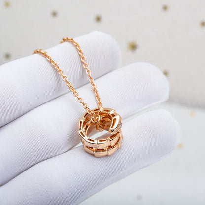 [Royal Top]SERPENTI PINK GOLD NECKLACE DIAMOND