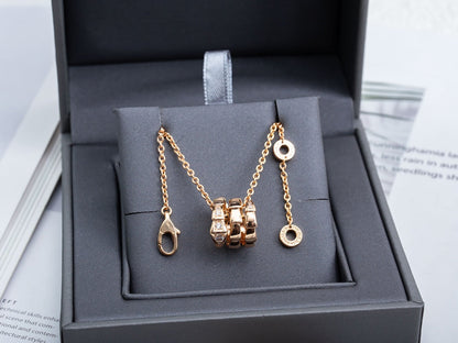 [Royal Top]SERPENTI PINK GOLD NECKLACE DIAMOND