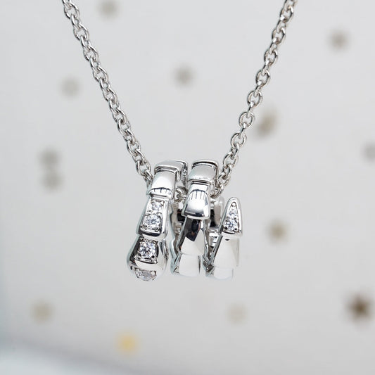 [Royal Top]SERPENTI SILVER NECKLACE DIAMOND