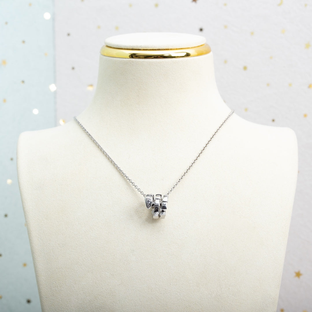[Royal Top]SERPENTI SILVER NECKLACE DIAMOND