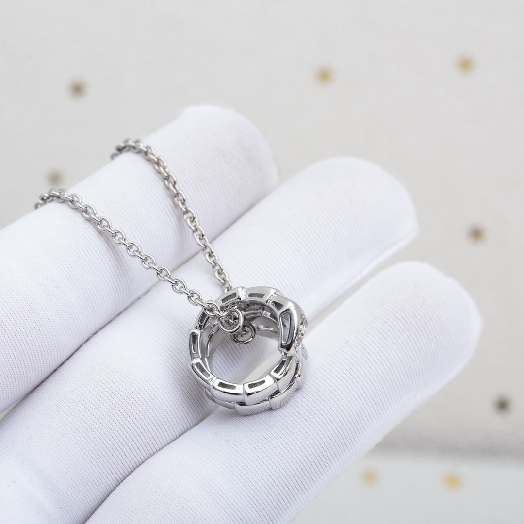 [Royal Top]SERPENTI SILVER NECKLACE DIAMOND