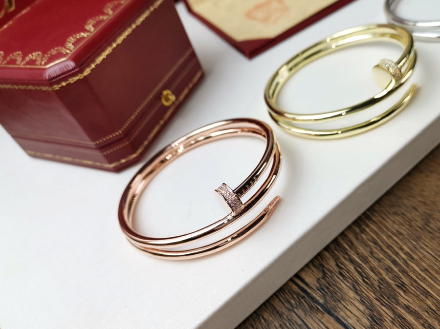 [Royal Top]JUSTE BRACELET 3.5MM DOUBLE ROW DIAMOND