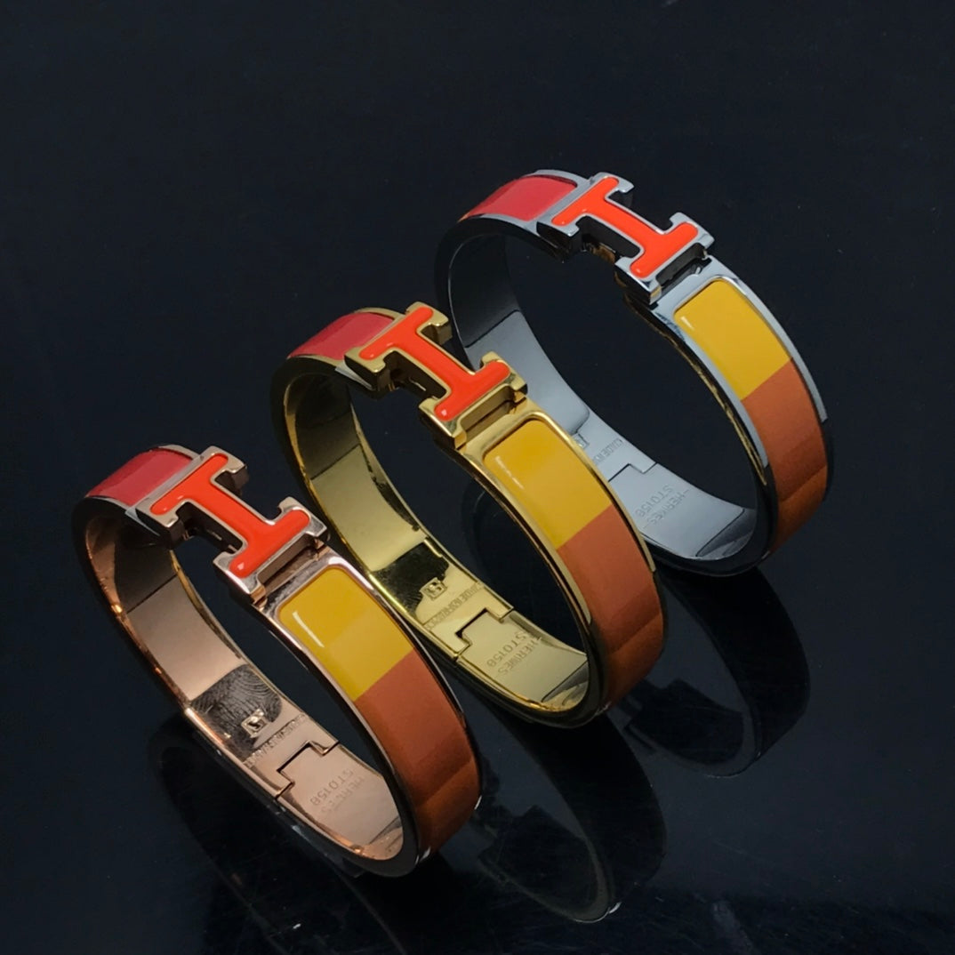 [Royal Top]H BRACELET ORANGE RAINBOW CERAMIC