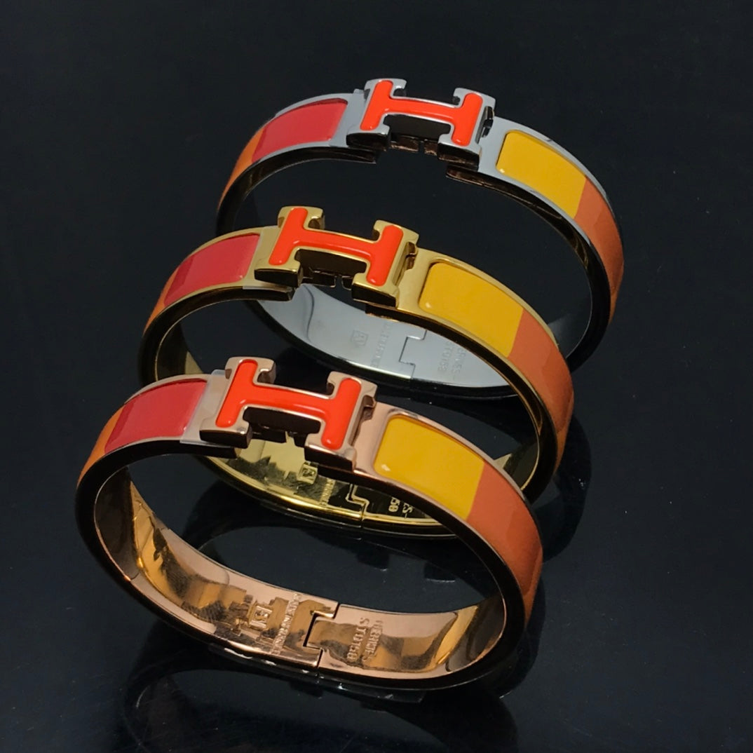 [Royal Top]H BRACELET ORANGE RAINBOW CERAMIC