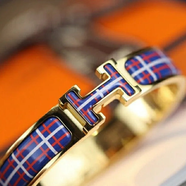 [Royal Top]H TARTAN BRACELET 12MM