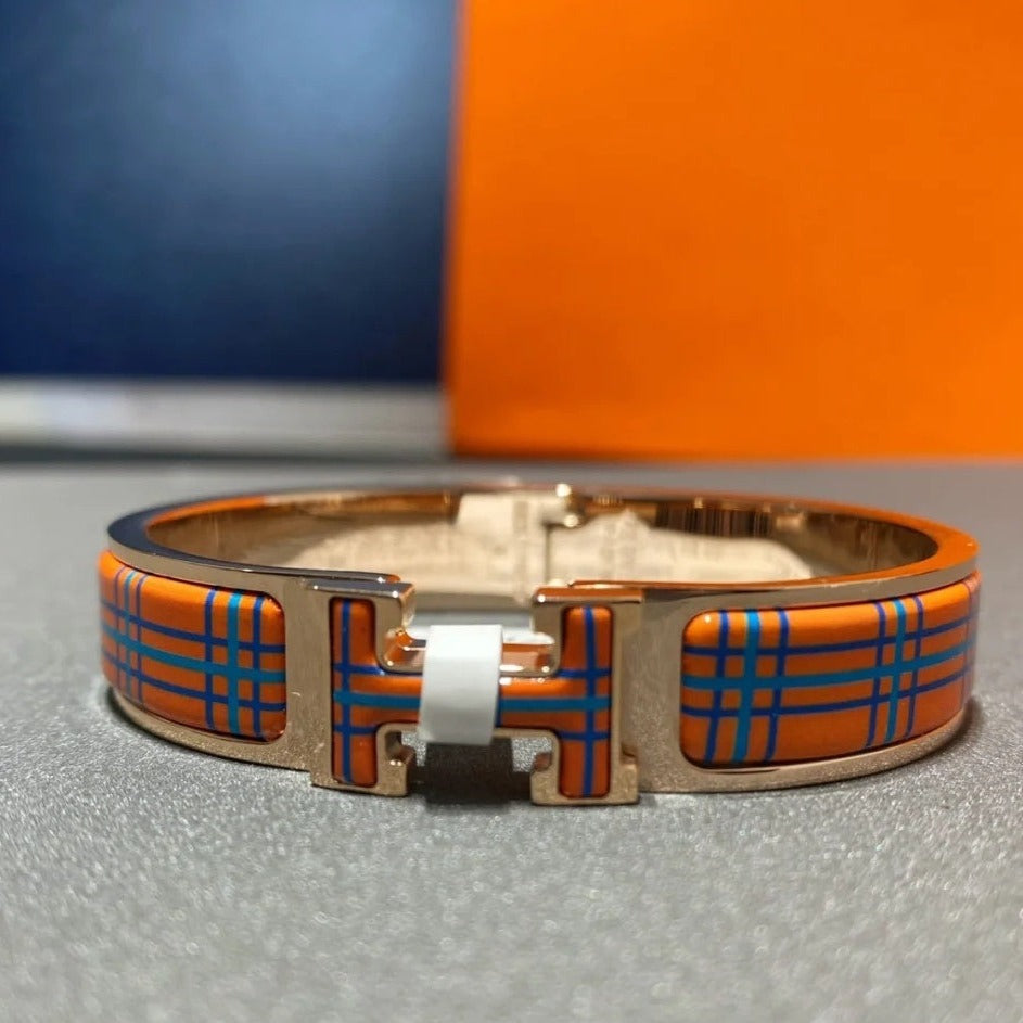 [Royal Top]H TARTAN BRACELET 12MM