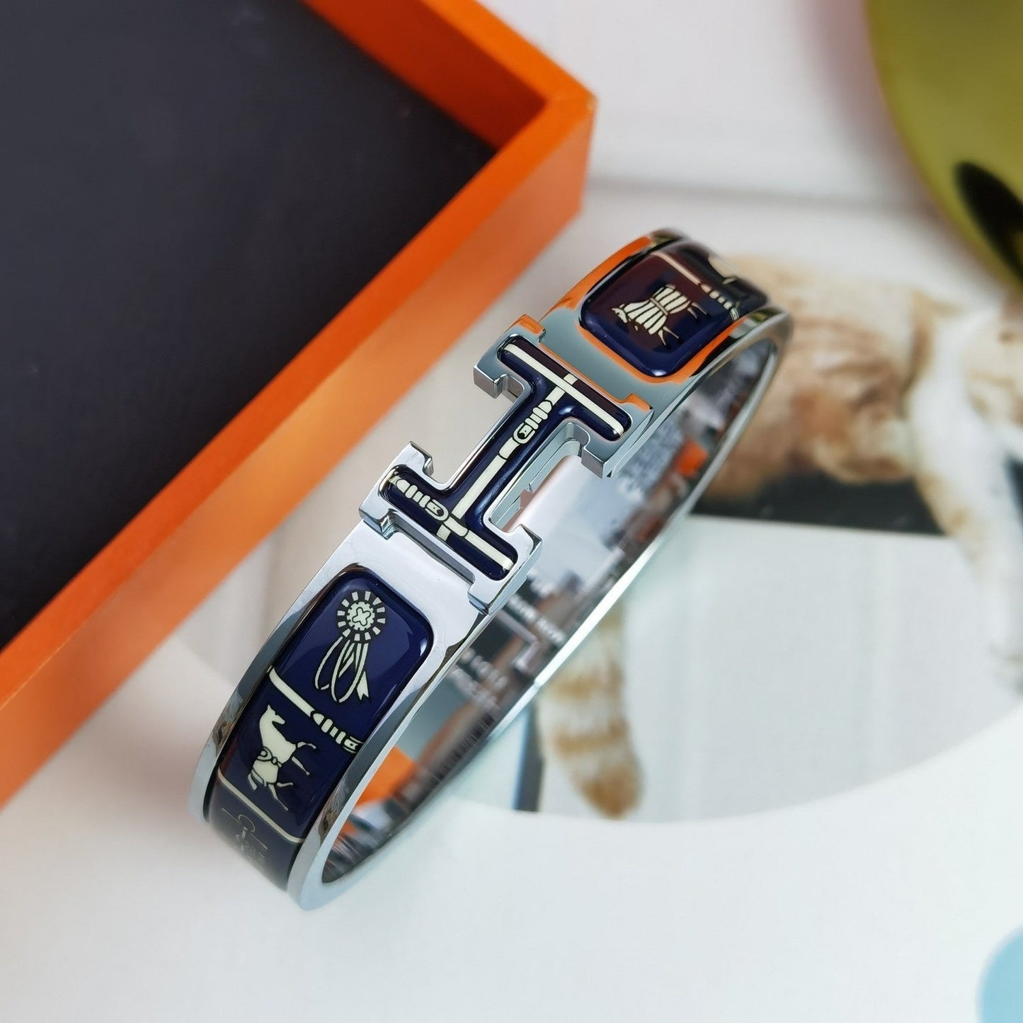 [Royal Top]H COUVERTURES DARK BLUE BRACELET