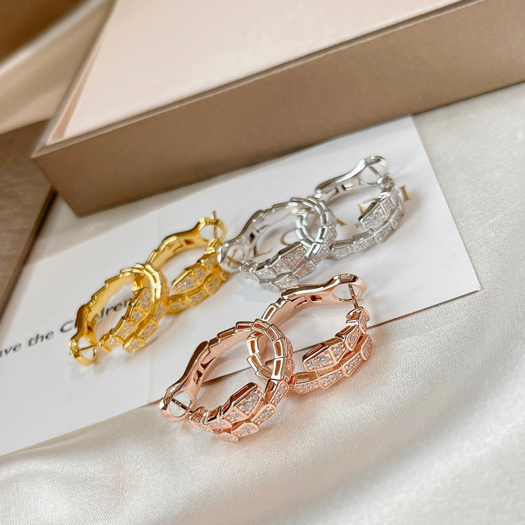 [Royal Top]SERPENTI EARRINGS DIAMOND