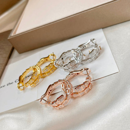 [Royal Top]SERPENTI EARRINGS DIAMOND