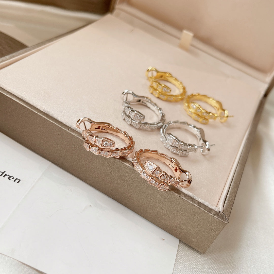 [Royal Top]SERPENTI EARRINGS DIAMOND