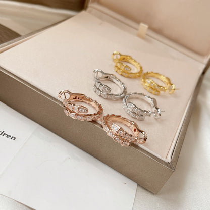 [Royal Top]SERPENTI EARRINGS DIAMOND