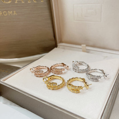 [Royal Top]SERPENTI EARRINGS DIAMOND