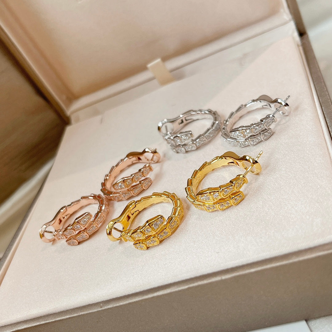 [Royal Top]SERPENTI EARRINGS DIAMOND