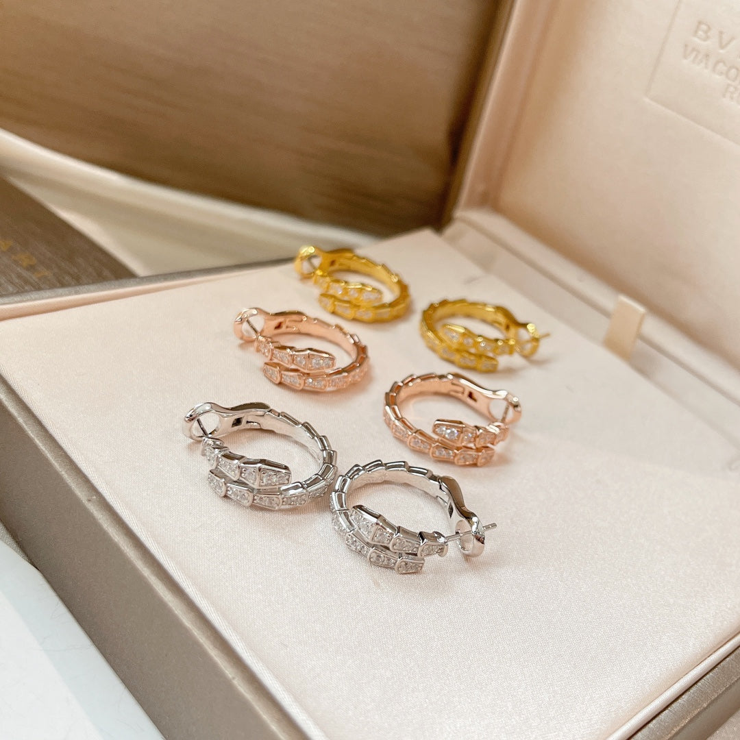[Royal Top]SERPENTI EARRINGS DIAMOND