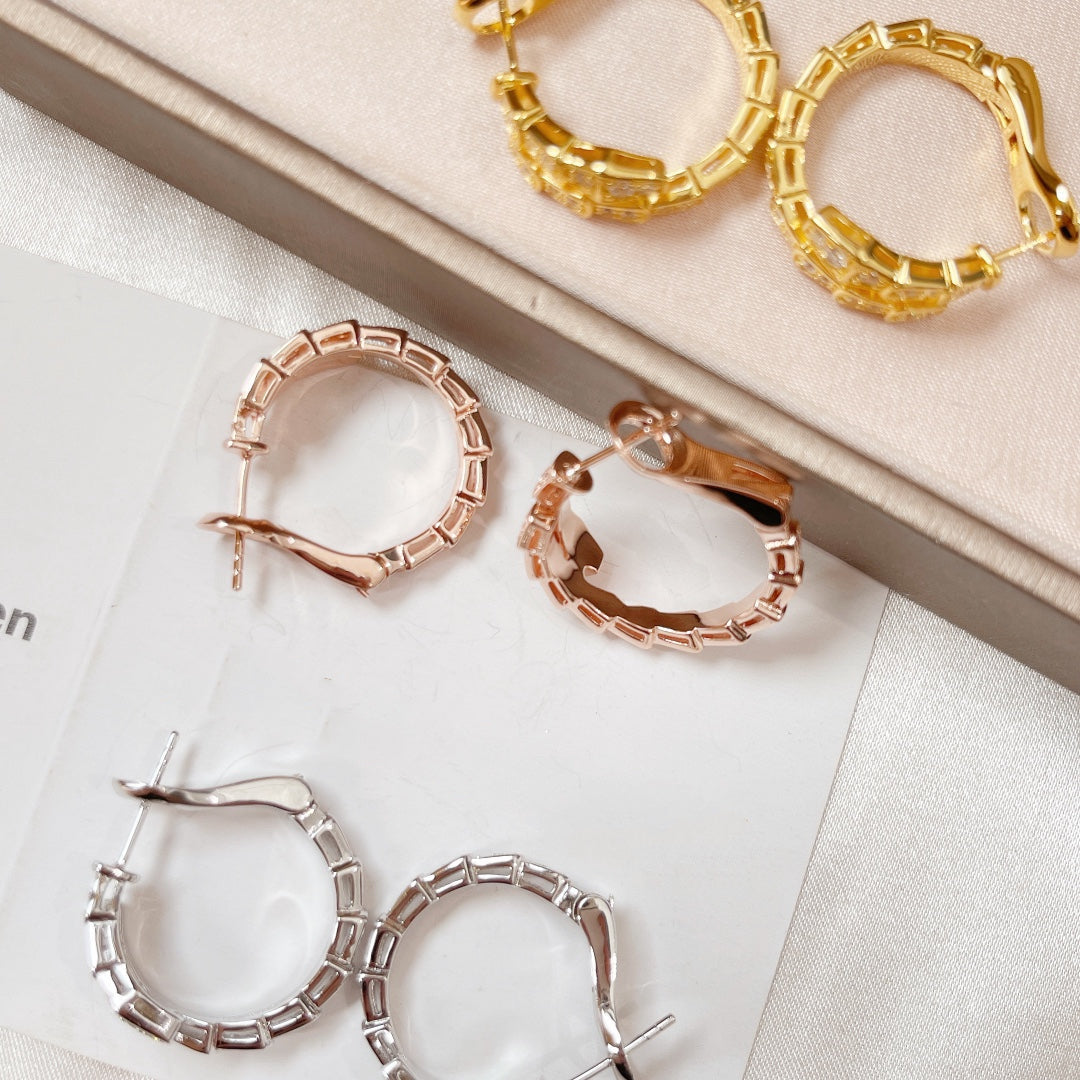 [Royal Top]SERPENTI EARRINGS DIAMOND