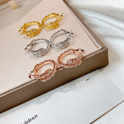 [Royal Top]SERPENTI EARRINGS DIAMOND