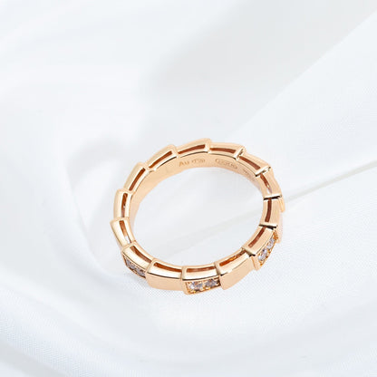 [Royal Top]SERPENTI RING PINK GOLD  3MM