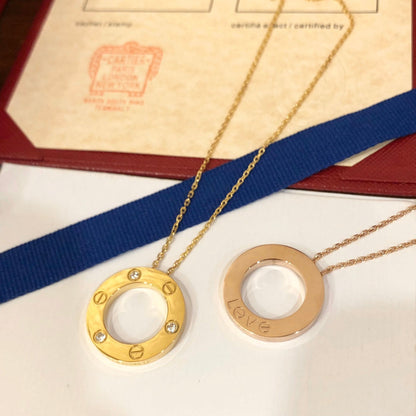 [Royal Top]LOVE NECKLACE 16MM 3 DIAMONDS