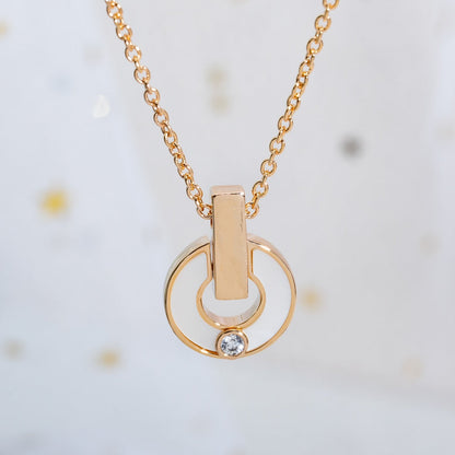 [Royal Top]GARI NECKLACE PINK GOLD MOP