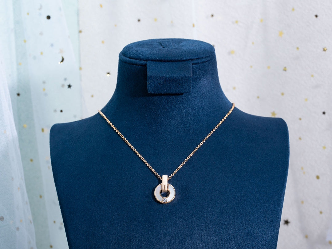 [Royal Top]GARI NECKLACE PINK GOLD MOP