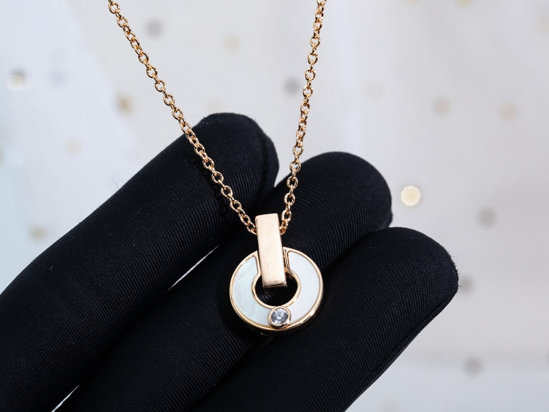 [Royal Top]GARI NECKLACE PINK GOLD MOP