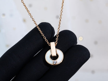 [Royal Top]GARI NECKLACE PINK GOLD MOP