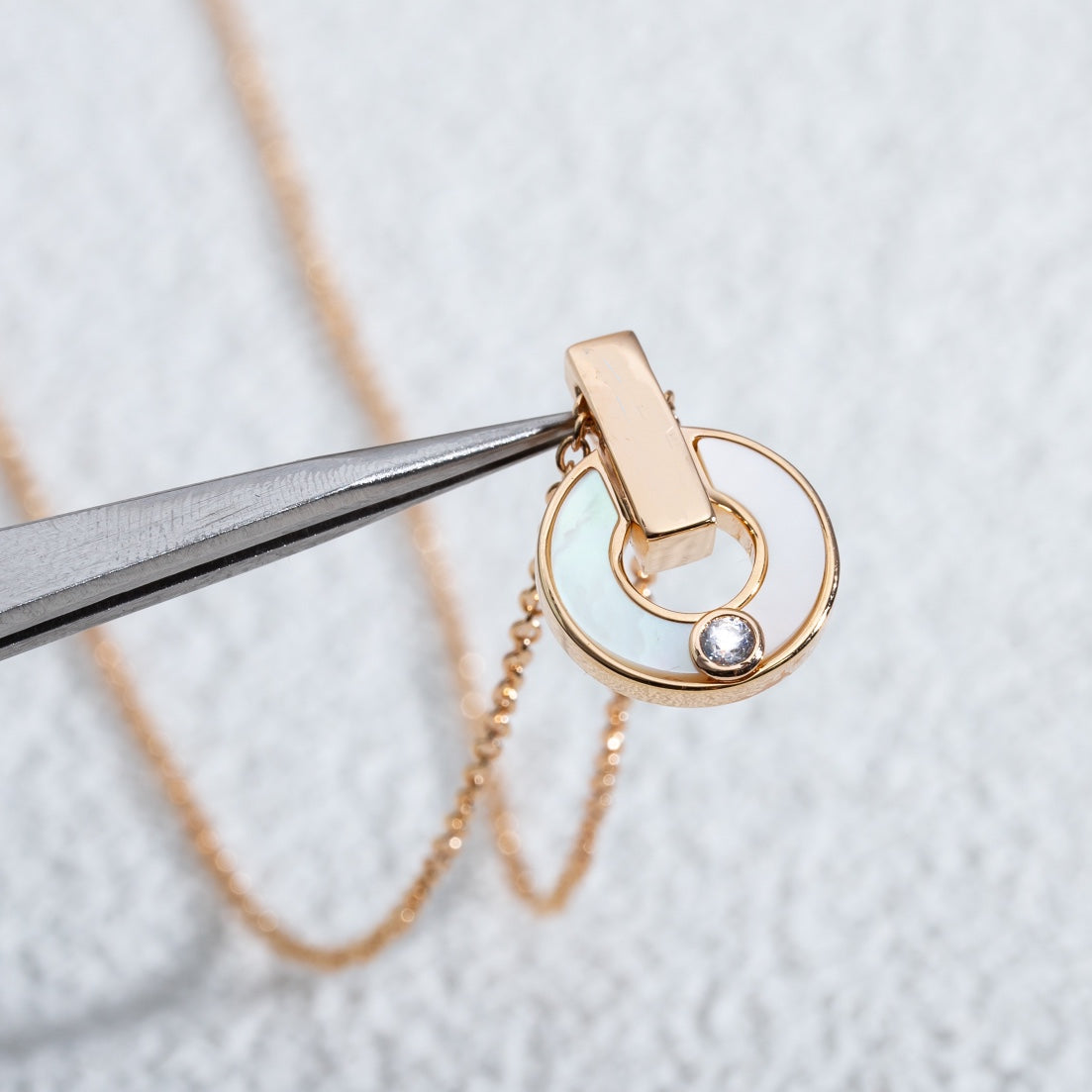 [Royal Top]GARI NECKLACE PINK GOLD MOP