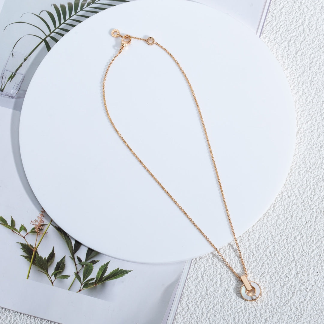 [Royal Top]GARI NECKLACE PINK GOLD MOP