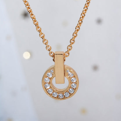[Royal Top]GARI NECKLACE PINK GOLD DIAMOND