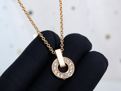 [Royal Top]GARI NECKLACE PINK GOLD DIAMOND