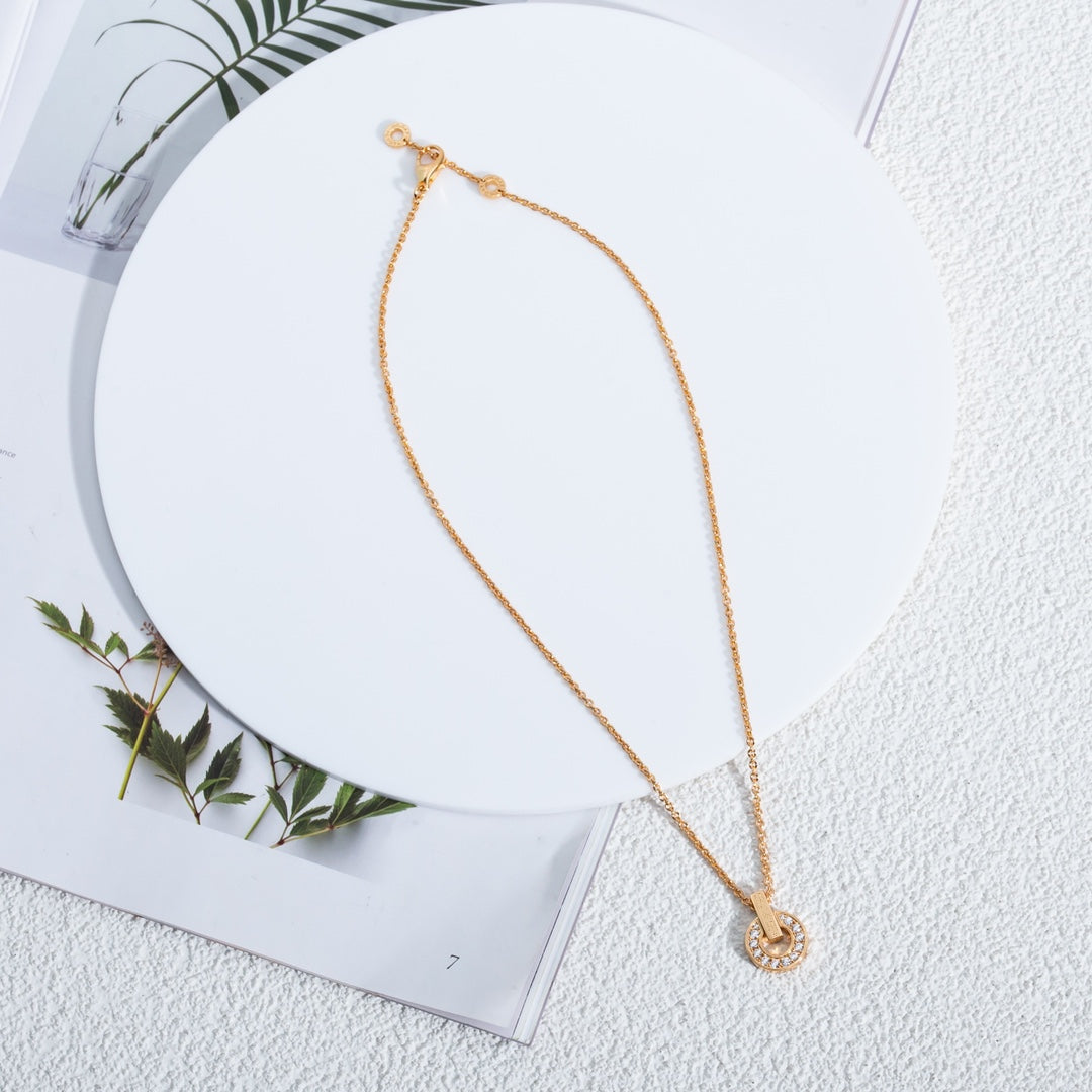 [Royal Top]GARI NECKLACE PINK GOLD DIAMOND