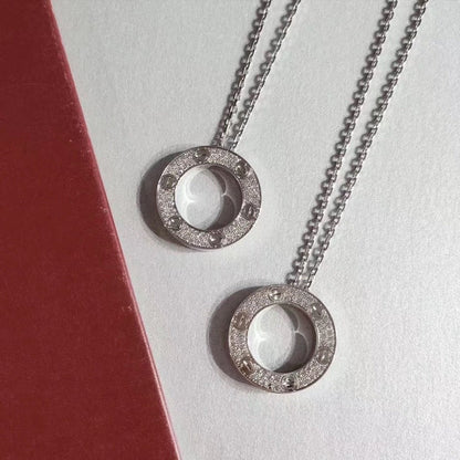 [Royal Top]LOVE NECKLACE ADJUSTABLE SILVER