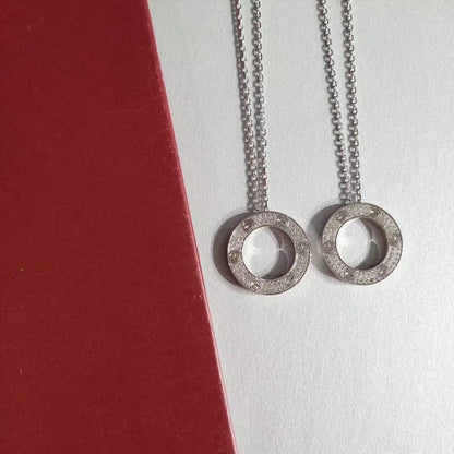 [Royal Top]LOVE NECKLACE ADJUSTABLE SILVER