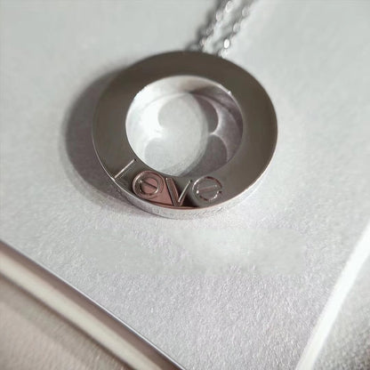 [Royal Top]LOVE NECKLACE ADJUSTABLE SILVER