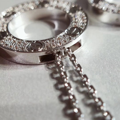 [Royal Top]LOVE NECKLACE ADJUSTABLE SILVER