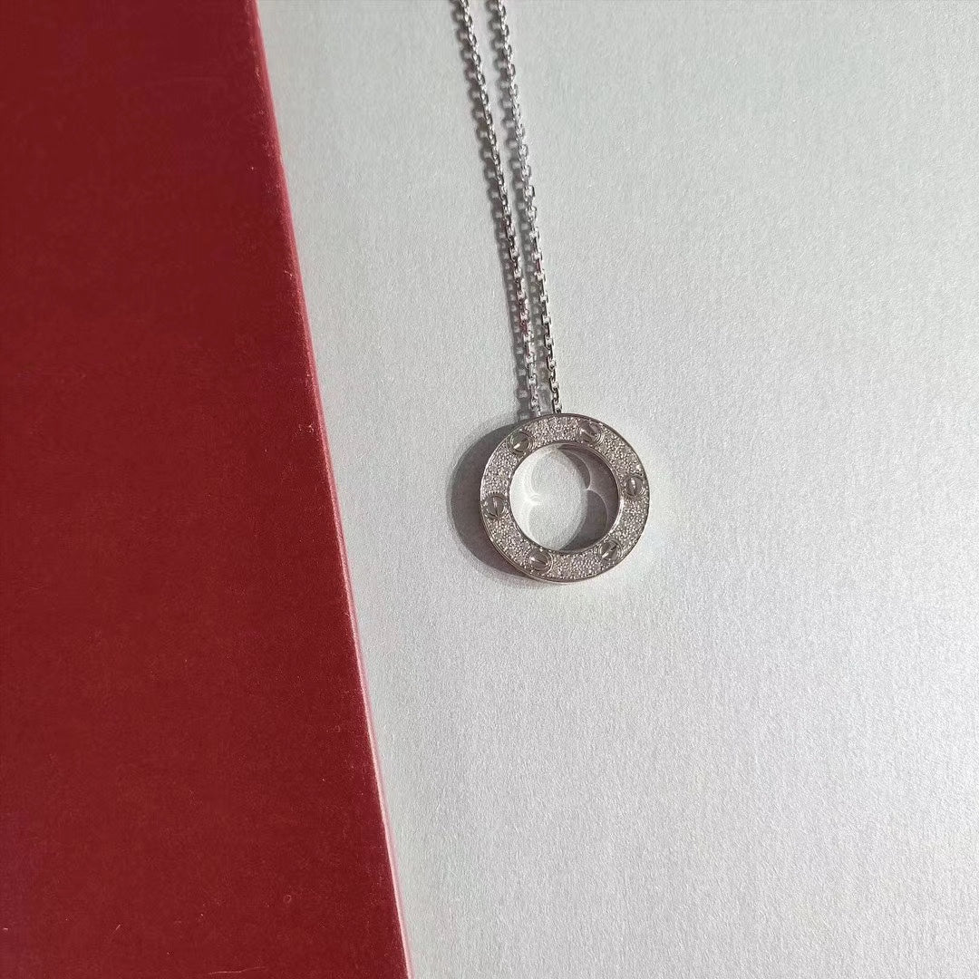 [Royal Top]LOVE NECKLACE ADJUSTABLE SILVER