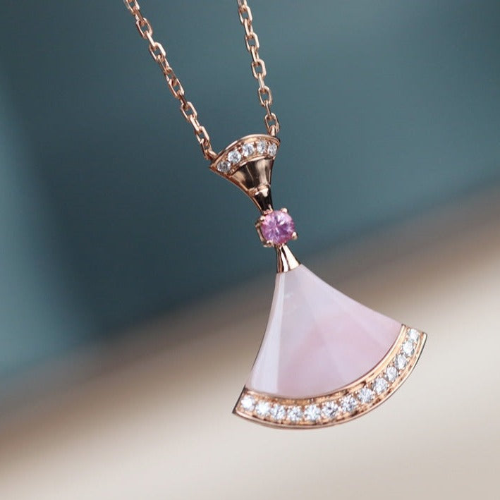 [Royal Top]DREAM NECKLACE PINK MOP DIAMOND