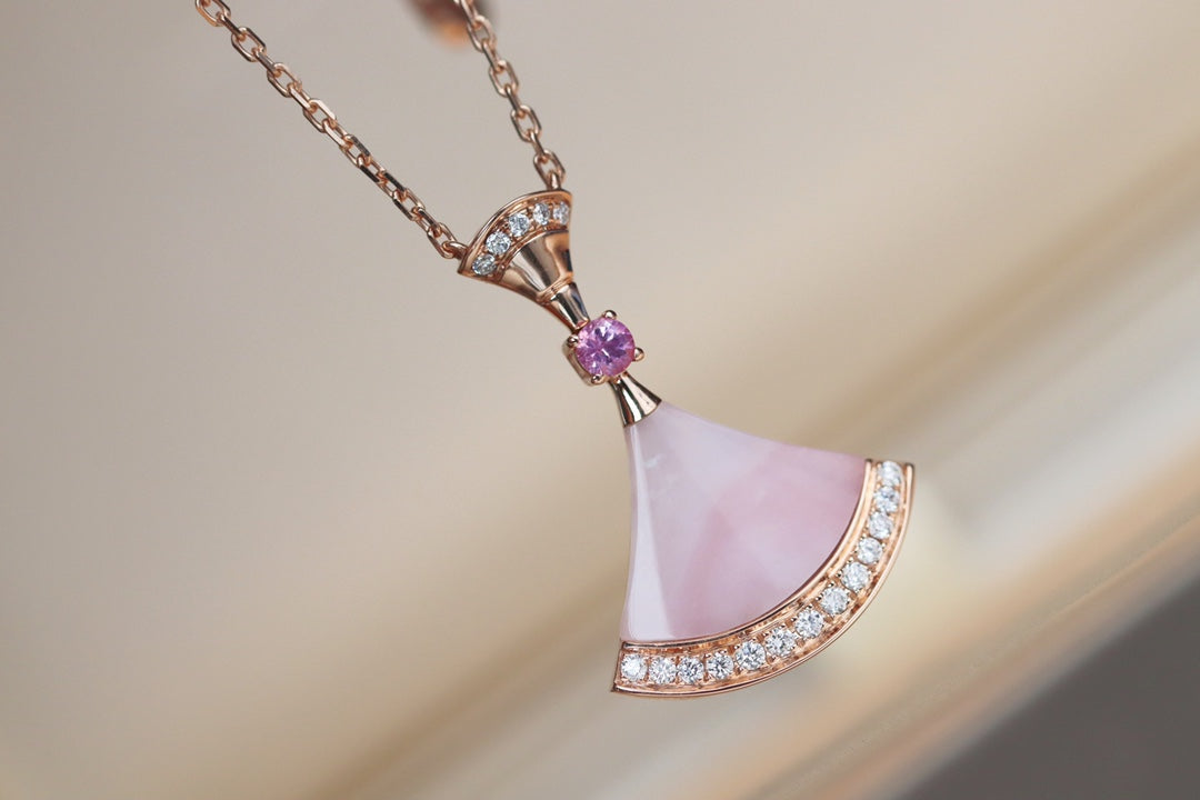 [Royal Top]DREAM NECKLACE PINK MOP DIAMOND