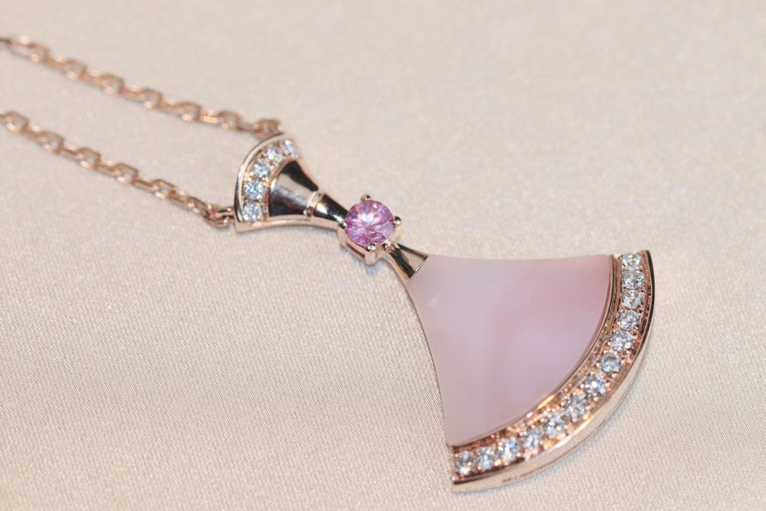 [Royal Top]DREAM NECKLACE PINK MOP DIAMOND