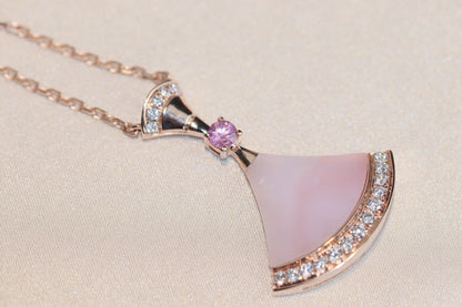 [Royal Top]DREAM NECKLACE PINK MOP DIAMOND