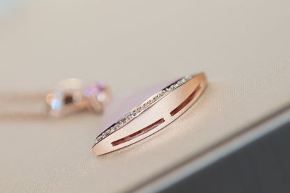 [Royal Top]DREAM NECKLACE PINK MOP DIAMOND