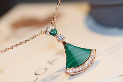 [Royal Top]DREAM NECKLACE MALACHITE DIAMOND