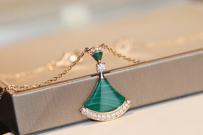 [Royal Top]DREAM NECKLACE MALACHITE DIAMOND