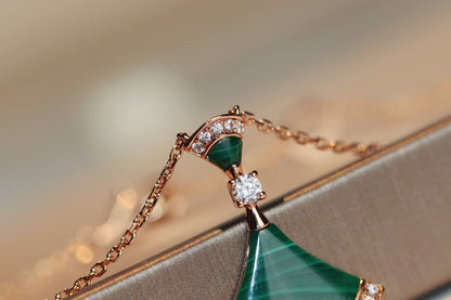 [Royal Top]DREAM NECKLACE MALACHITE DIAMOND