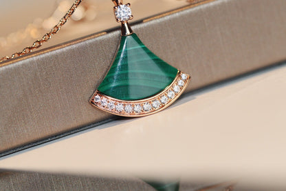 [Royal Top]DREAM NECKLACE MALACHITE DIAMOND