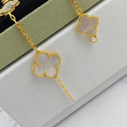 [Royal Top]MAGIC CLOVER MOP GOLD BRACELET 5 MOTIFS